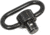 Tiger Rock Push-Button Quick Detach Sling Swivel, Black, QD