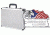 T.Z. Case 2nd Amendment 4-8 Pistol Promo Case 18x13x6in, Silver TZ0301SD2