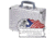 TZ Case Duelly Twelve Pistol Case 12.5x9x6in Second Amendment, Silver TZ0012SS2
