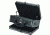 T.Z. Case Ironite Series Alumitech Diamond Plate Black Finish Pistol Case 12.5x9x6, Black TZ0012DPI