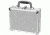 TZ Case Value-Tech ABS Panel Single Pistol Case, 11.5x9x3.25, Silver VT0011SD 