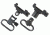 Uncle Mike Swivel Attachment Fixed Black Picatinny 14050