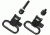 Uncle Mike's Black Quick Detach Swivels - Marlin 39M, Lever Action Fore End Band Style 