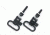 Uncle Mike's Swivels - Loop Size 1 1/4 inch, Swivel Quick Detach Set 115 RGS