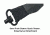 UTG Pro Next Gen. Single Point Bungee Gun Sling, QD Swivel, Black PVC-GB507B