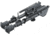 Vector Optics Carbon Fiber Spring Bipod, 6-9in, Black, RSCFP-06