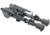 Vector Optics Carbon Fiber Spring Bipod, 6-9in, Black, RSCFP-06