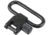 Vector Optics Sling Swivels Locking QD Mount, 1.25in, Steel, Black, GUSS-02