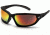 Venture Gear Black Frame/Sky Red Mirror Anti-Fog Lens VGSB155T