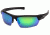 Venture Gear Tensaw Shooting Glasses, Black Frame, Green Mirror Polarized Lens, VGSB331