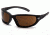 Venture Gear Ocoee Shooting Glasses, Bronze Anti-Fog Lens, Black Frame VGSB118T