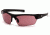 Venture Gear Tensaw Shooting Glasses, Black/Gray Frame, Vermillion Anti-Fog Lenses, VGSB327T