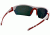 Venture Gear Tensaw Shooting Glasses, White Frame, Sky Red Mirror Polarized Lens, VGSWR351