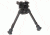 Versa-Pod 300 Series Rubber Feet NON-Pan-Tilt Bipod, 7-9in, Black, 350-825