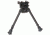 Versa-Pod 300 Series Rubber Feet NON-Pan-Tilt Bipod, 9-12in, Black, 350-826