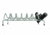 Versatile Rack 7 Gun 16.25 Inch x 5.25 Inch x 5.5 Inch Safe Handgun Rack, Gray, 16.25 InchX5.25 InchX5.5 Inch, VER201073