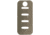 Vertx Velcro Onewrap Single Molle Adapter Panel, Earth Tan VTX5120ET