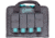 Voodoo Tactical Pistol Case w/ Mag Pouches, Gray/Teal, 25-0017161000