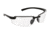 Walkers GWP-SF-8261-CL Premium Safety Glasses 8261 Clear Polycarbonate Black