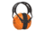 Walkers GWP-SF-PSM-SM Maxprotec Polymer/Plastic 26 DB Over The Head Orange Ear