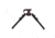 Warne Pro Bipod - Arca Mount, Lite Legs, Matte Black, 7922M