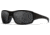Wiley X Changeable Series Breach XL 2.5 Sunglasses, Matte Black Frame Gunmetal Logo, CHBRC01FXL