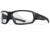 Wiley X Changeable Series Breach XL 2.5 Sunglasses, Matte Black Frame Gunmetal Logo, Clear Lens, CHBRC03XL