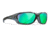Wiley X Performance Gravity Captivate Pol Sunglasses, Kryptek Neptune Frame, Green Mirror Lens, CCGRA12