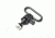 Wilson Combat Buttstock Sling Swivel, Machine Thread and Lock Nut, Black SGSSW-NUT