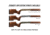 WOOX Exactus Precision Rifle Stock for Ruger 10/22, Walnut, Regular, SH.GNS002.39
