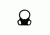 XTS Sling Plate with Oval Loops to Attach Sling, Black SP-2OL