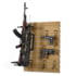 Savior Equipment Wall Rack System 5 Panel Kit w/Attachments, Tan, 24in x 30.25in x 0.63in, WRS-HALF-A3P6-TN