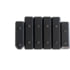 Vision Products Chassis Sticky Bars For V-LOK, Full Set, Aluminum, Black, VISION-612-ALM-BLK