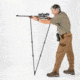 4 Stable Sticks Monteria Shooting Stick, Black, MONTERIA