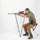 4 Stable Sticks Monteria Shooting Stick, Black, MONTERIA