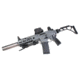 A3 Industries Skelestock Skeleton Stock, 6061 T6 Aluminum, A3T Picatinny Hinge, 9.5in, Black, SK-H2-9.50