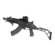 A3 Industries Skelestock Skeleton Stock, 6061 T6 Aluminum, A3T Picatinny Hinge, 9.5in, Black, SK-H2-9.50