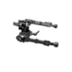 ACCU-TAC FC-4 G2 Bipod, Picatinny, Flat Black, 5.25-8.25in, FCB-G200