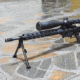 AIM Sports Inc Universal Bipod Aluminum, Black, Medium, BPUNIS