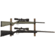 Allen 2-Firearms Gun Collector Hardwood Gun Rack, 2 Rifle/Shotgun, Brown/Black, Wood/Steel, 5659
