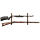 Allen 2-Firearms Gun Collector Hardwood Gun Rack, 2 Rifle/Shotgun, Brown/Black, Wood/Steel, 5659