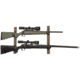 Allen 2-Firearms Gun Collector Hardwood Gun Rack, 2 Rifle/Shotgun, Brown/Black, Wood/Steel, 5659
