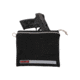 Allen 3628 Pistol Pouch Made Of Black Polyester With Lockable Zippers, ID Label