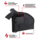 ALLEN 78-9 PISTOL CASE W/MAG POUCH FULLSIZE BLK