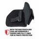 ALLEN 78-9 PISTOL CASE W/MAG POUCH FULLSIZE BLK