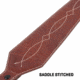 ALLEN 8508 LEATHER SLING WESTERN SCALLOP, BROWN