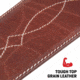 ALLEN 8508 LEATHER SLING WESTERN SCALLOP, BROWN