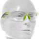 Allen All-In Youth Shooting Safety Glasses, Green/Black Frame, Clear Lenses, Youth, 2376