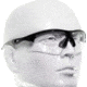 Allen Aspect Shooting Safety Glasses, Black/Gray Frame, Clear Lenses, One Size, 2380