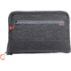 Allen Auto-Fit 2.0 Deluxe Handgun Case, Heather Gray/Red, 12 in x 8 in, 7757